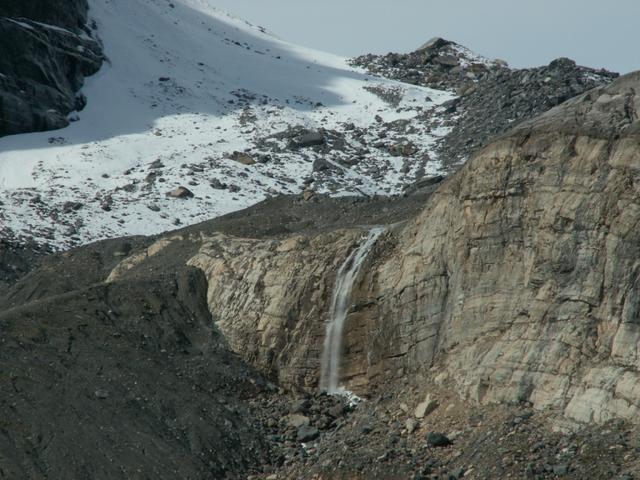 der Gletscher schmilzt