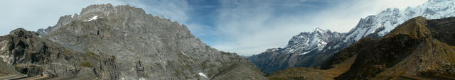 Breitbildfoto Ellstabhorn, Lauterbrunnental und Jungfrau