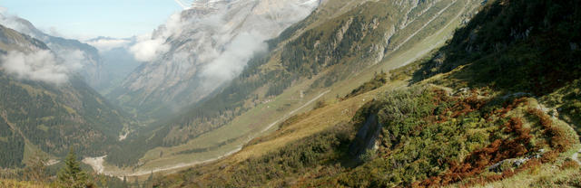 Breitbildfoto mit Blick Richtung Trachsellauenen