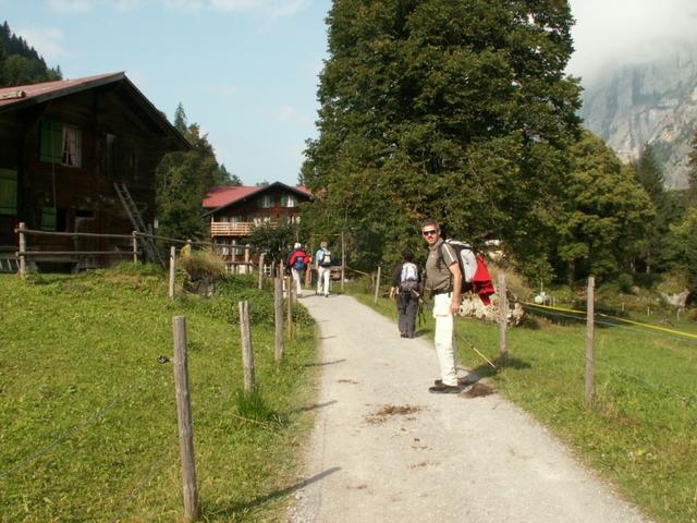 wir haben das Berghotel Trachsellauenen 1202 m.ü.M. erreicht