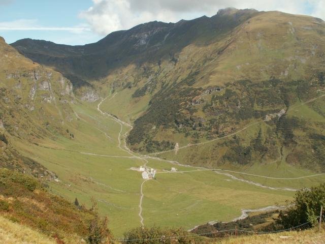 Blick runter nach Obersiezsäss