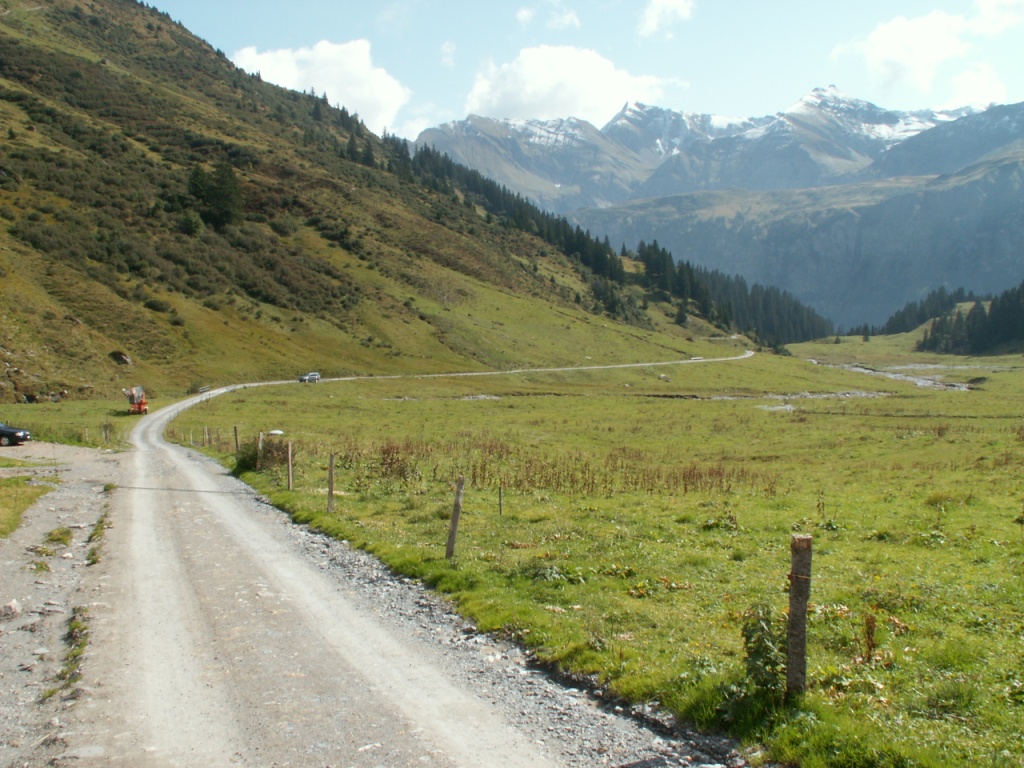 auf der Fahrstrasse bei Obersiezsäss