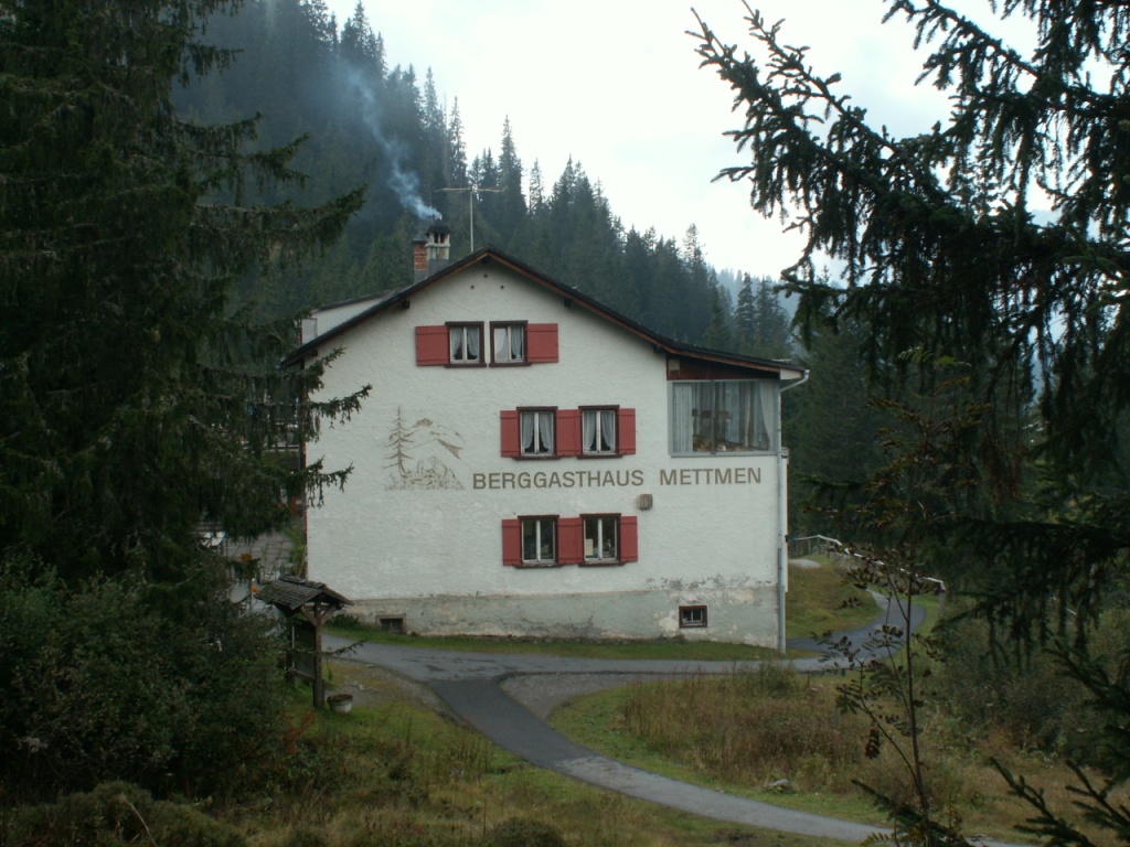 Berggasthaus Mettmen 1610 m.ü.M.