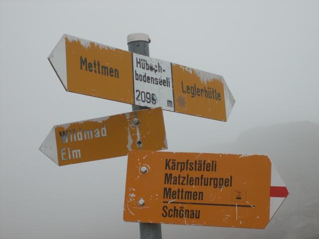 beim Hübschbodenseeli 2098 m.ü.M.