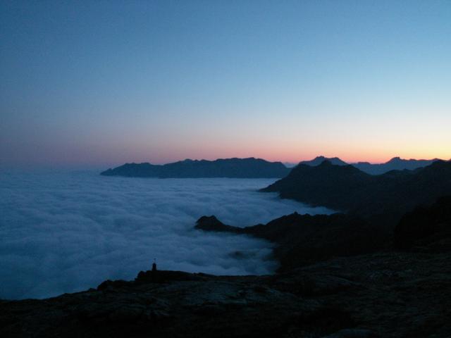 Sonnenaufgang bei der Leglerhütte