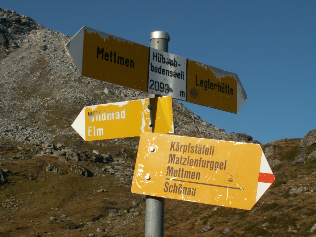 beim Hübschbodenseeli 2098 m.ü.M.