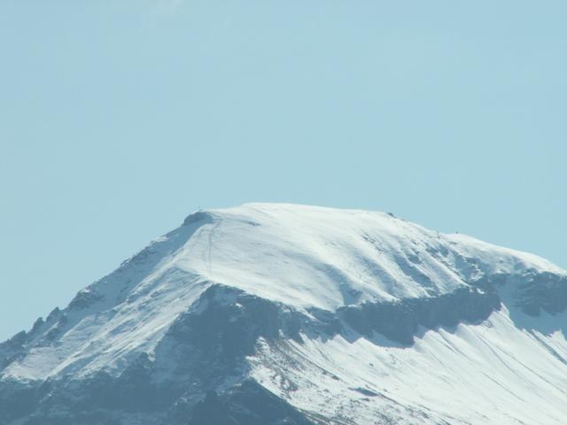 Spuren im Schnee auf dem Ruchen