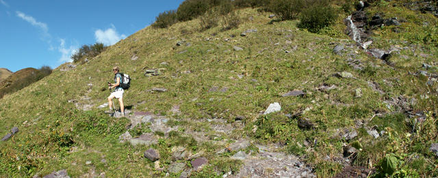 schöner Bergweg