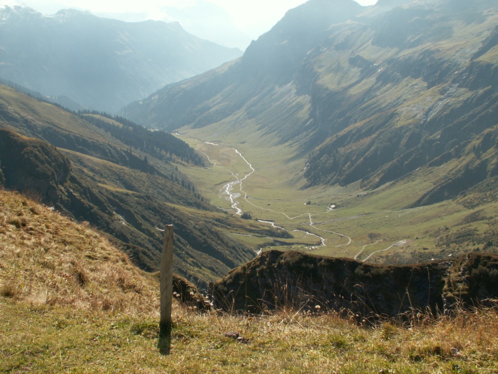 Blick ins Chrauchtal runter, von Stäfeli aus gesehen