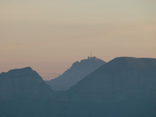 man sieht sogar den Säntis