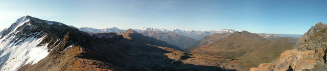 Breitbildfoto Wissmilenpass mit Glarneralpen