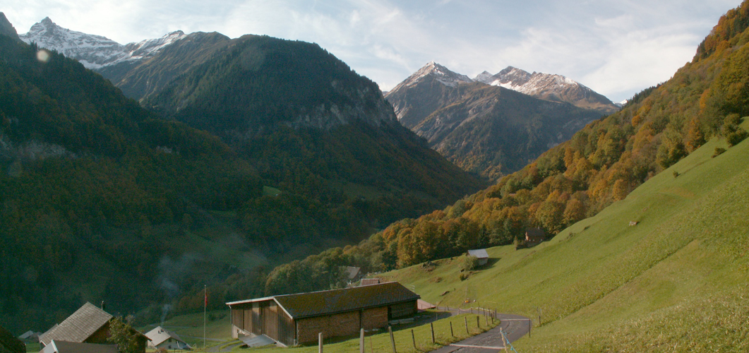 Blick zurück ins Weisstannental