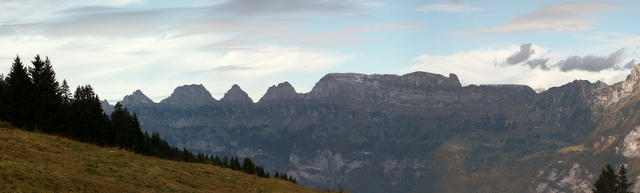 Breitbildfoto Churfirsten