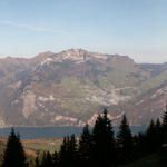 Breitbildfoto Walensee, Amden, Mattstock und Federispitz