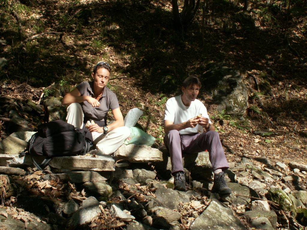 Helen und Siegfried beim Mittagessen