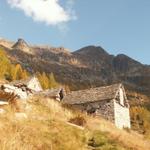 Alphütten auf der Alpe del Efra