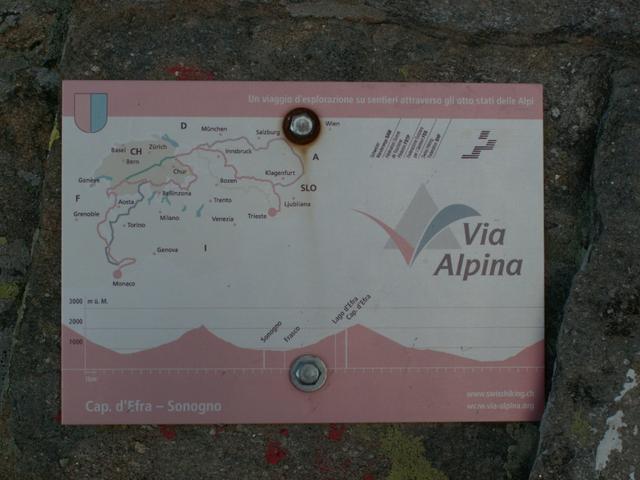 Teilstück der Via Alpina