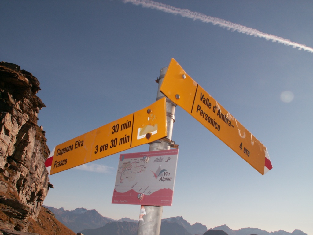 auf dem Passo di Gagnone 2217 m.ü.M.