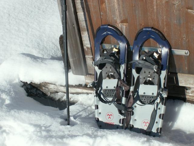 unsere Schneeschuhe