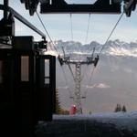 Bergstation 1484 m.ü.M. der Luftseilbahn Saxli-Schönhalden