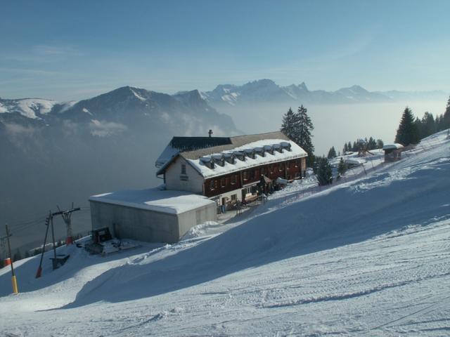 Blick zurück zum Berghotel Schönhalden