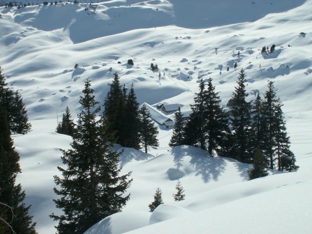 Blick runter nach Mädems-Hintersäss