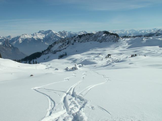 Blick runter nach Mädems-Hintersäss