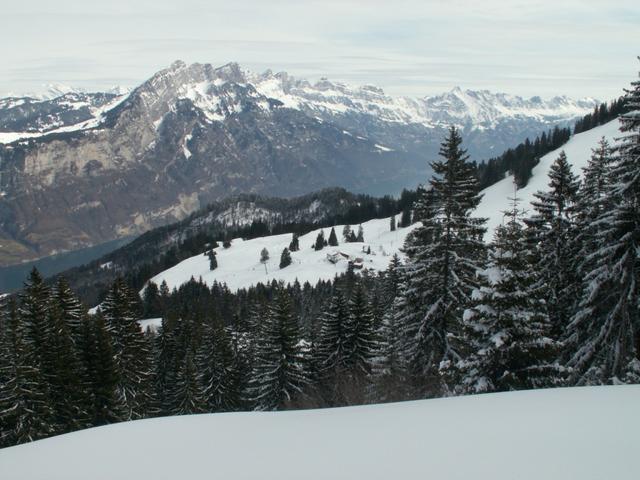 Blick runter nach Habergschwänd