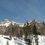 Blick bei Fruttli 1203 m.ü.M. zum Forstberg und Druesberg