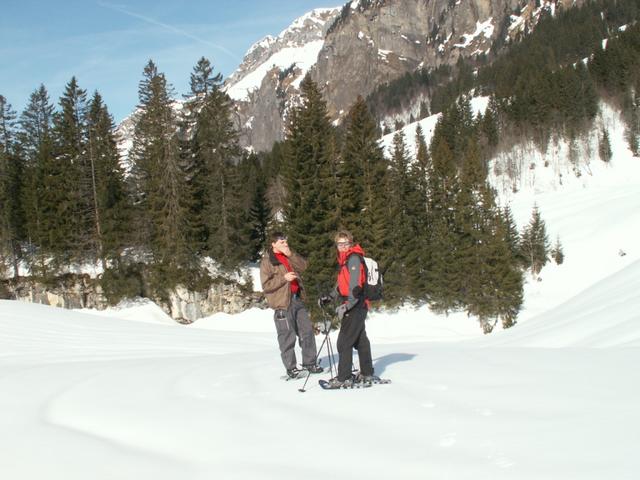 Stefano und Mäusi bei Wasserbödmer