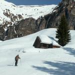 Stefano möchte als erster die Hütte erreichen