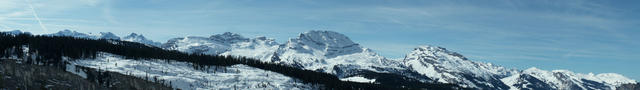 Clariden, Schärhorn, Schächentaler Windgällen, Wasserbergfirst, Chaiserstock und Fronalpstock