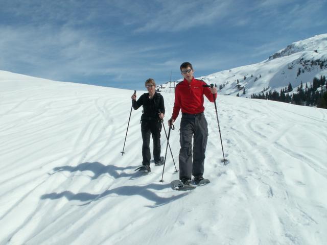 Mäusi und Stefano bei Gruebi 1452 m.ü.M.