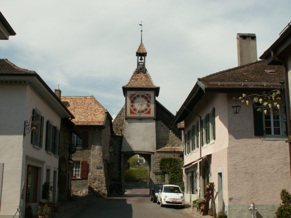 Blick zurück zum Stadttor