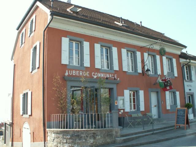 wir haben das Restaurant la clef d'or verlassen