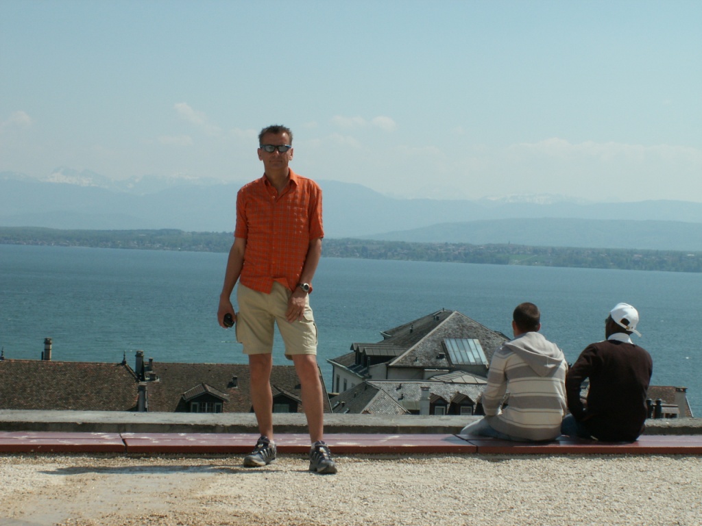 Franco ist von der Aussicht begeistert