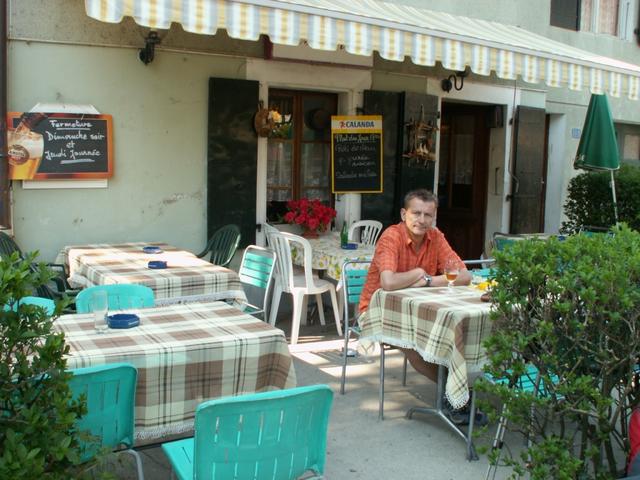 Franco beim Bierchen