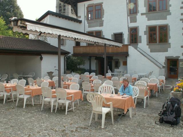 Kaffeepause beim Schloss von Genthod