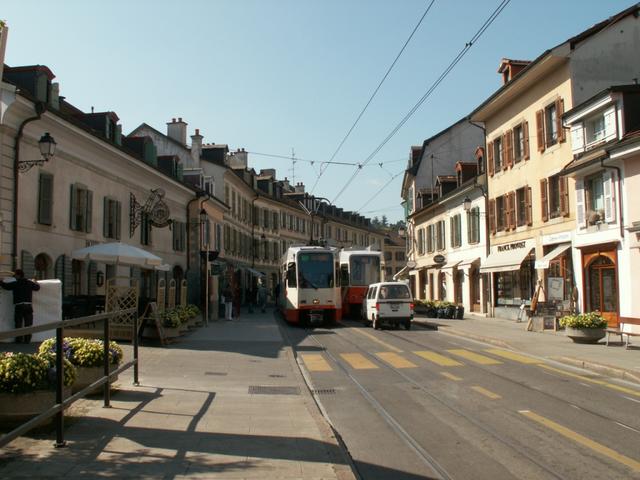 es ist eng in der Altstadt von Carouge