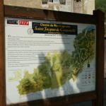 Informationstafel der Via Gebennensis in Frangy