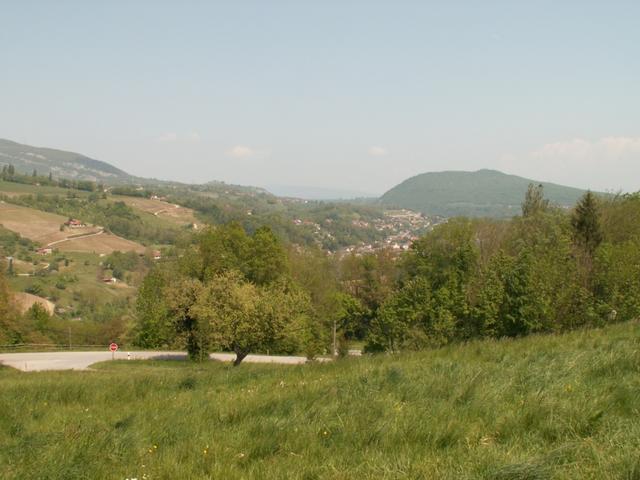 Blick zurück nach Frangy