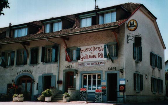 Hostellerie Guillaume Tell. Hier übernachteten wir.