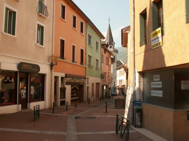 Altstadt von Seyssel. Seyssel ist schöner als Frangy