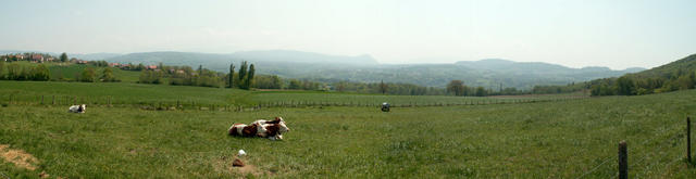 Breitbildfoto bei Contamine-Sarzin