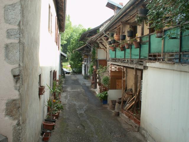 Seitenstrasse in Chanaz