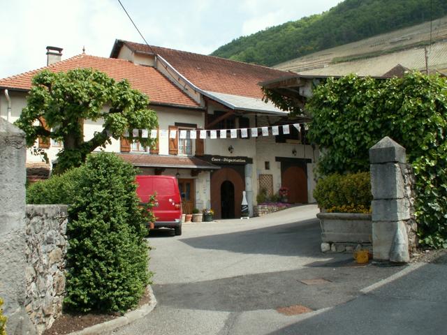 in diesem Weinkeller haben wir der lokalen Wein probiert