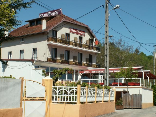 "unser" Hotel das Beau Rivage in Charavines