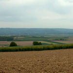 Breitbildfoto auf die Ebene Plaine de Brièvre