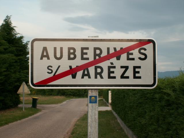 wir haben Auberives sur Varèze verlassen