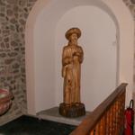 Pilgerstatue in der Kirche von Chavanay